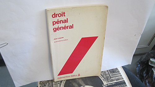 droit pénal général