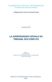 La jurisprudence sociale du Tribunal des conflits