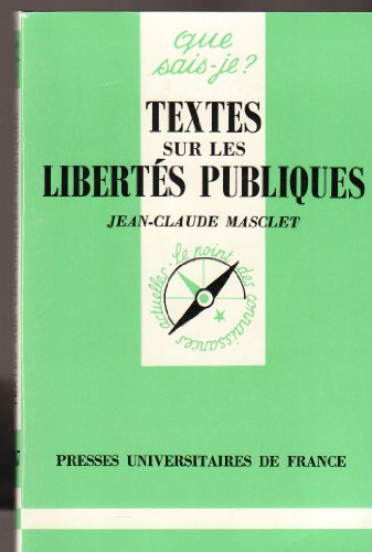 Textes sur les libertés publiques