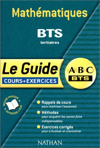 Mathématiques, BTS tertiaires : cours et exercices