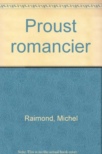 proust, romancier