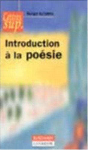 Introduction à la poésie