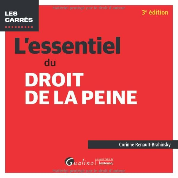 L'essentiel du droit de la peine