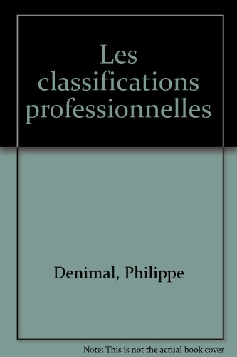 Les classifications professionnelles