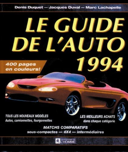 Le Guide de l'auto 1994