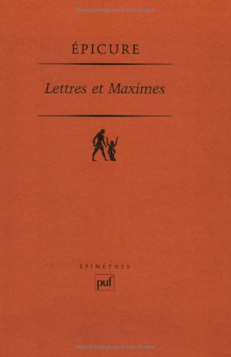 Lettres et maximes