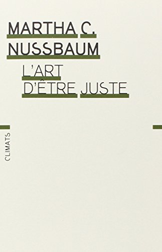 L'art d'être juste : l'imagination littéraire et la vie publique