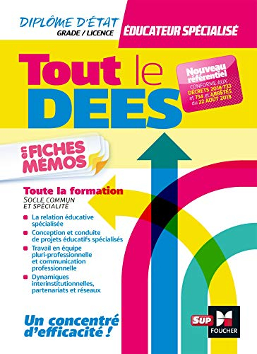 Tout le DEES en fiches mémos : diplôme d'Etat, éducateur spécialisé : toute la formation, socle comm