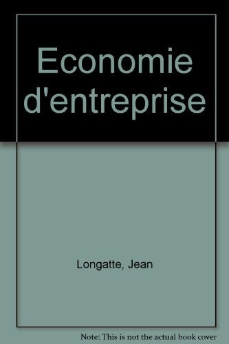 Economie d'entreprise