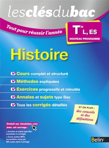 Histoire terminale L, ES : nouveau programme
