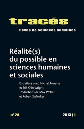 Tracés, n° 24. Réalité(s) du possible en sciences humaines et sociales
