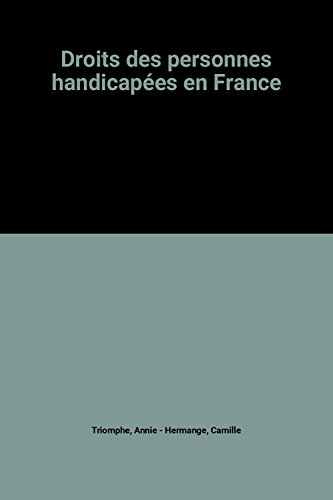 Droits des personnes handicapées en France