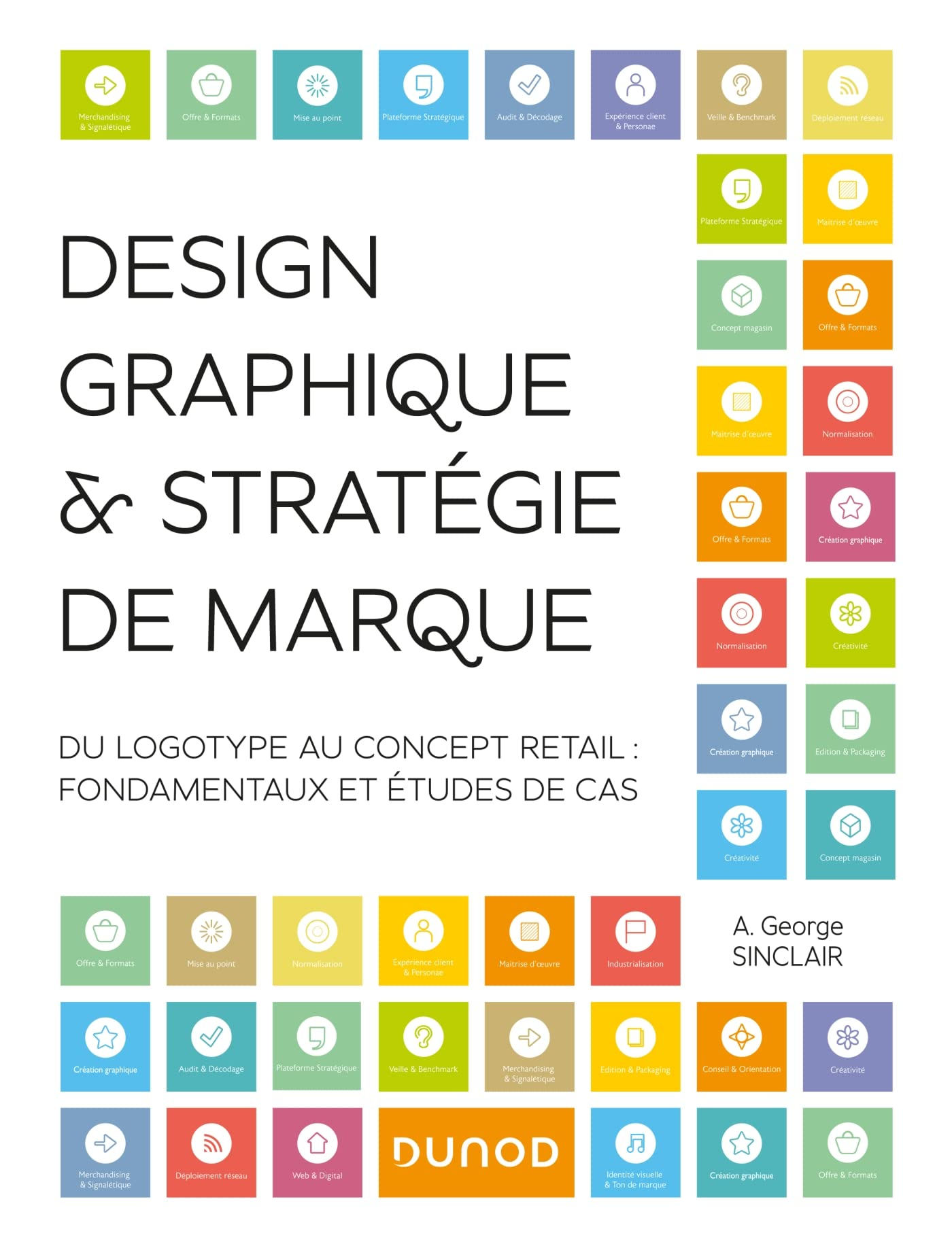 Design graphique & stratégie de marque : du logotype au concept retail : fondamentaux et études de c