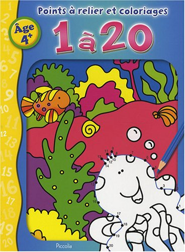 Points à relier et coloriages : 1 à 20