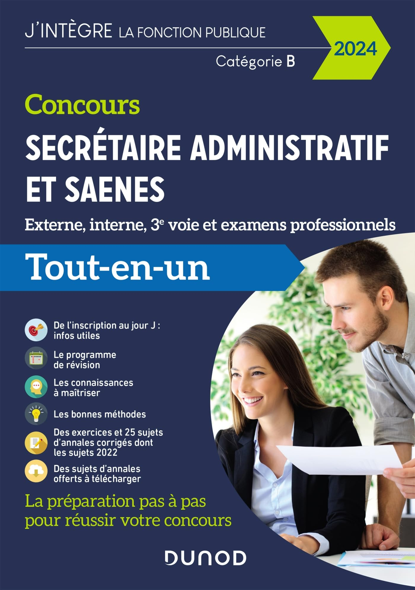 Concours secrétaire administratif et SAENES : externe, interne, 3e voie et examens professionnels, c