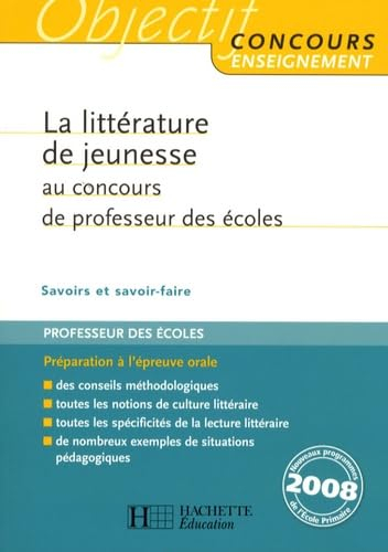 La littérature de jeunesse au concours de professeur des écoles : savoirs et savoir-faire