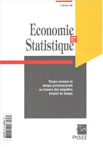 economie et statistique, n, 352-353/2002 : temps sociaux et temps professionnel au travers des enquê