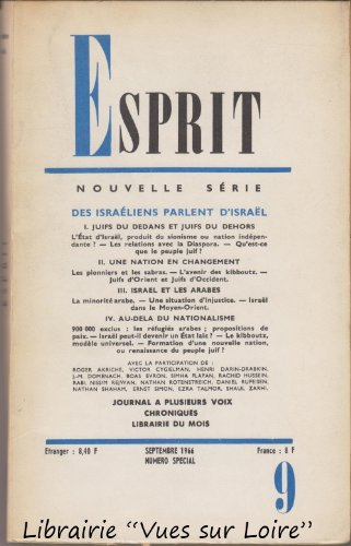 esprit n,9 des israéliens parlent d'israël