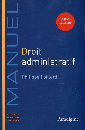 Droit administratif : manuel 2011-2012