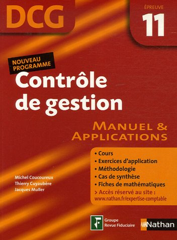 Contrôle de gestion, DCG épreuve 11