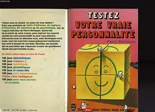 testez votre vraie personnalité