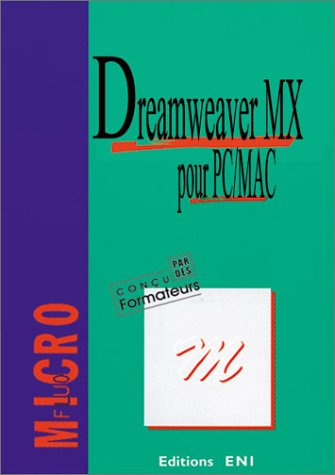 DreamWeaver MX pour PC-Mac