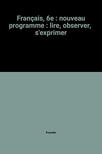 Français : classe de 6e