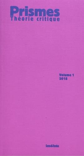 Prismes : théorie critique, n° 1