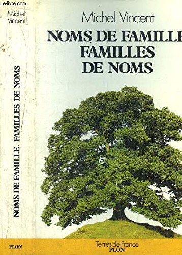 Noms de famille, familles de noms