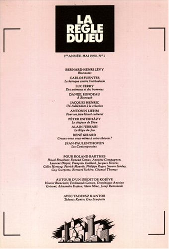 Règle du jeu (La), n° 1