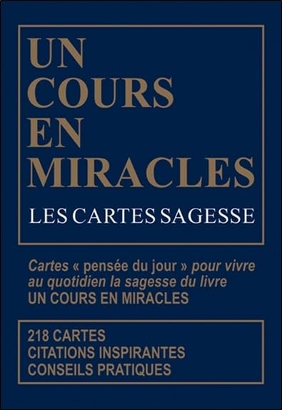 Un cours en miracles : Les cartes sagesse