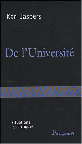 De l'université