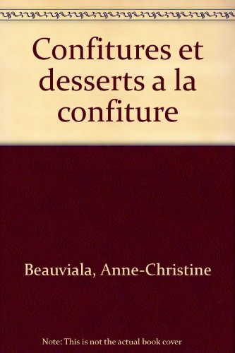 confitures et desserts a la confiture