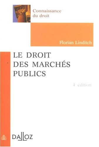 Le droit des marchés publics