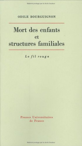 mort des enfants et structures familiales