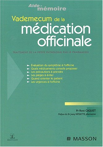 Le vademecum de la médication officinale