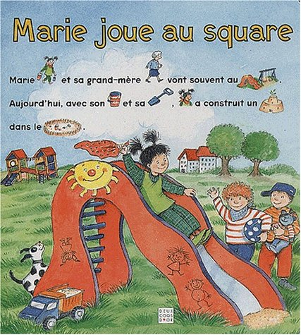 Marie joue au square