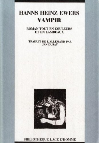 vampir : roman tout en couleurs et en lambeaux