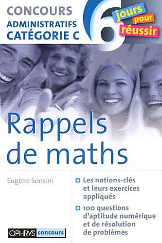 Rappels de maths : concours administratifs catégorie C
