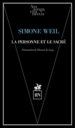 La personne et le sacré