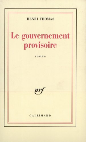 Le Gouvernement provisoire