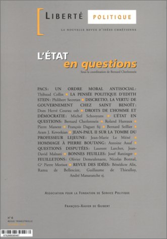 etat en question. liberté politique, numéro 6