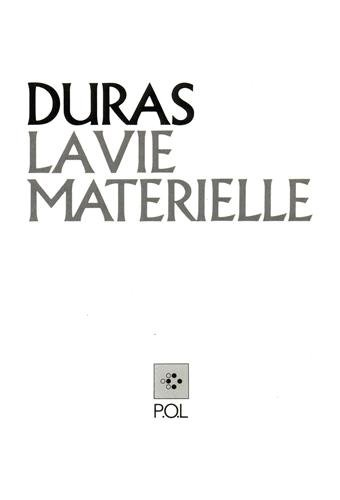 La vie matérielle