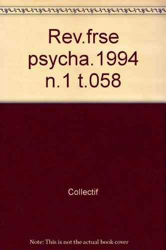 Revue française de psychanalyse, n° 1 (1994). Filiations féminines