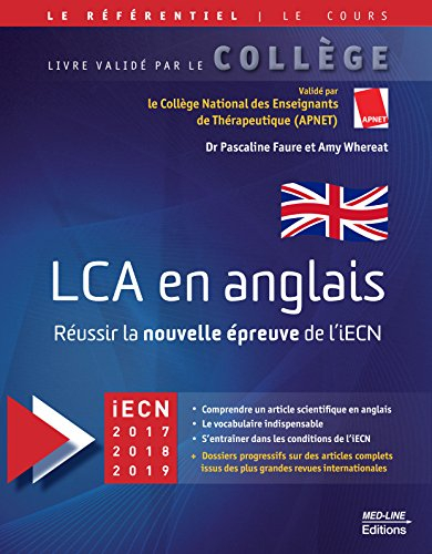 LCA en anglais : réussir la nouvelle épreuve de l'iECN : iECN 2017-2018-2019