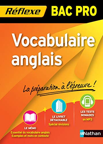 Vocabulaire d'anglais : bac pro