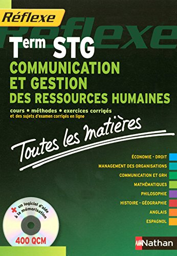 Communication et gestion des ressources humaines, terminale STG