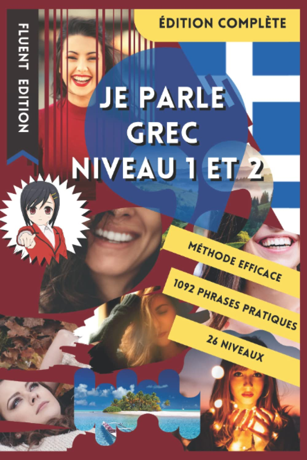 JE PARLE GREC NIVEAU 1 ET 2: LIVRE POUR APPRENDRE LE GREC POUR DÉBUTANT. DÉBUTER LE GREC. LE VOCABUL