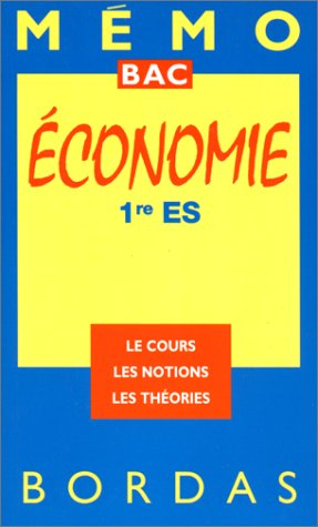 Economie, 1re ES