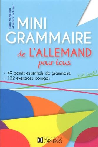 Mini grammaire de l'allemand pour tous